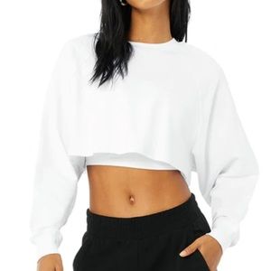 ALO yoga cropped sweatshirt